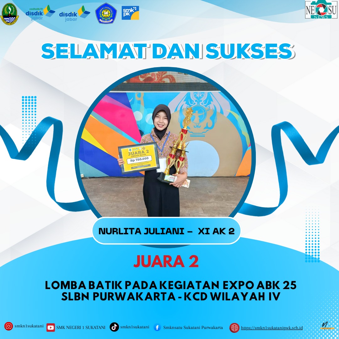 Siswi SMKN 1 Sukatani Purwakarta Raih Juara 2 Lomba Batik di Expo ABK 25
